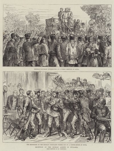 Reception of the Russian Agents in Bulgaria by Johann Nepomuk Schonberg